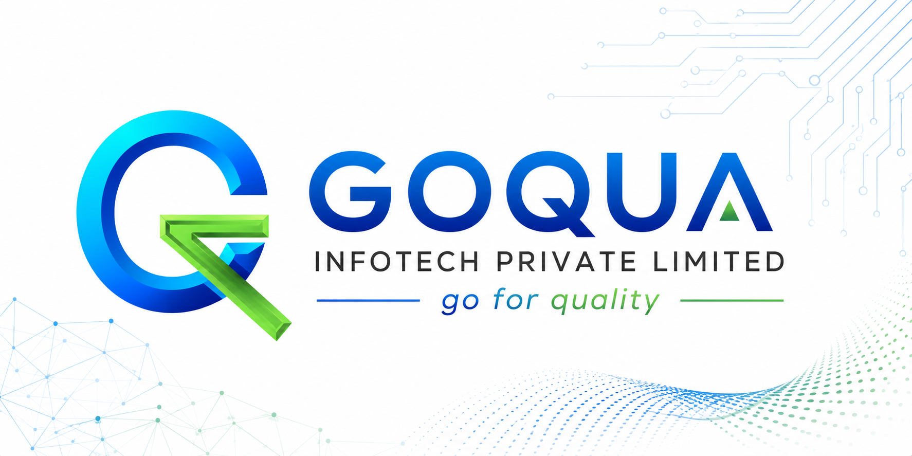 Goqua Infotech visual identity